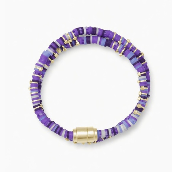 Kendra Scott Jewelry - Reece Gold Wrap Bracelet Purple Mix
